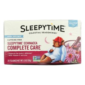 Celestial Seasonings Sleepytime Echinacea Complete Care Wellness Tea - 20 Tea Bags - Case Of 6 Celestial Seasonings Sleepytime Echinacea Complete Care Wellness Tea - 20 Tea Bags - Case Of 6